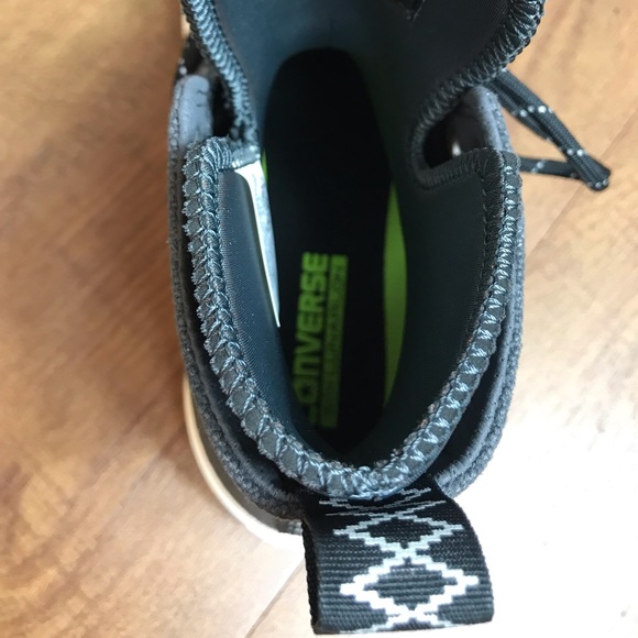 Converse Ctas HI Boot HI Almost Black W AUTHENTIC - Picture 5 of 8